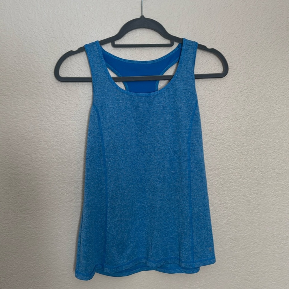 Blue Sports Tank Top